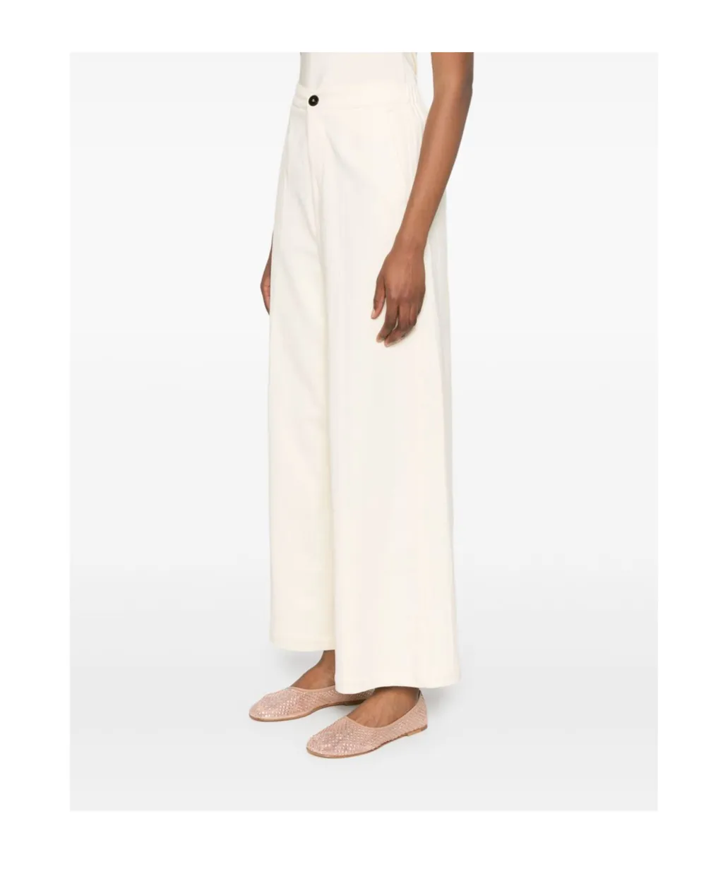 Button-Fastening Trousers
