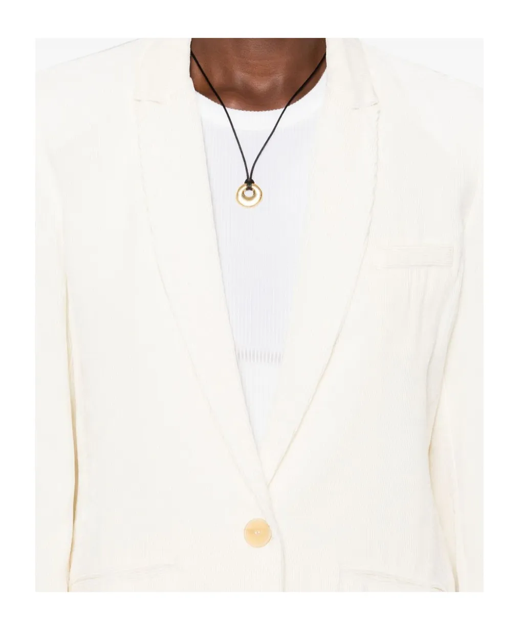 Long-Sleeved Suit Jacket
