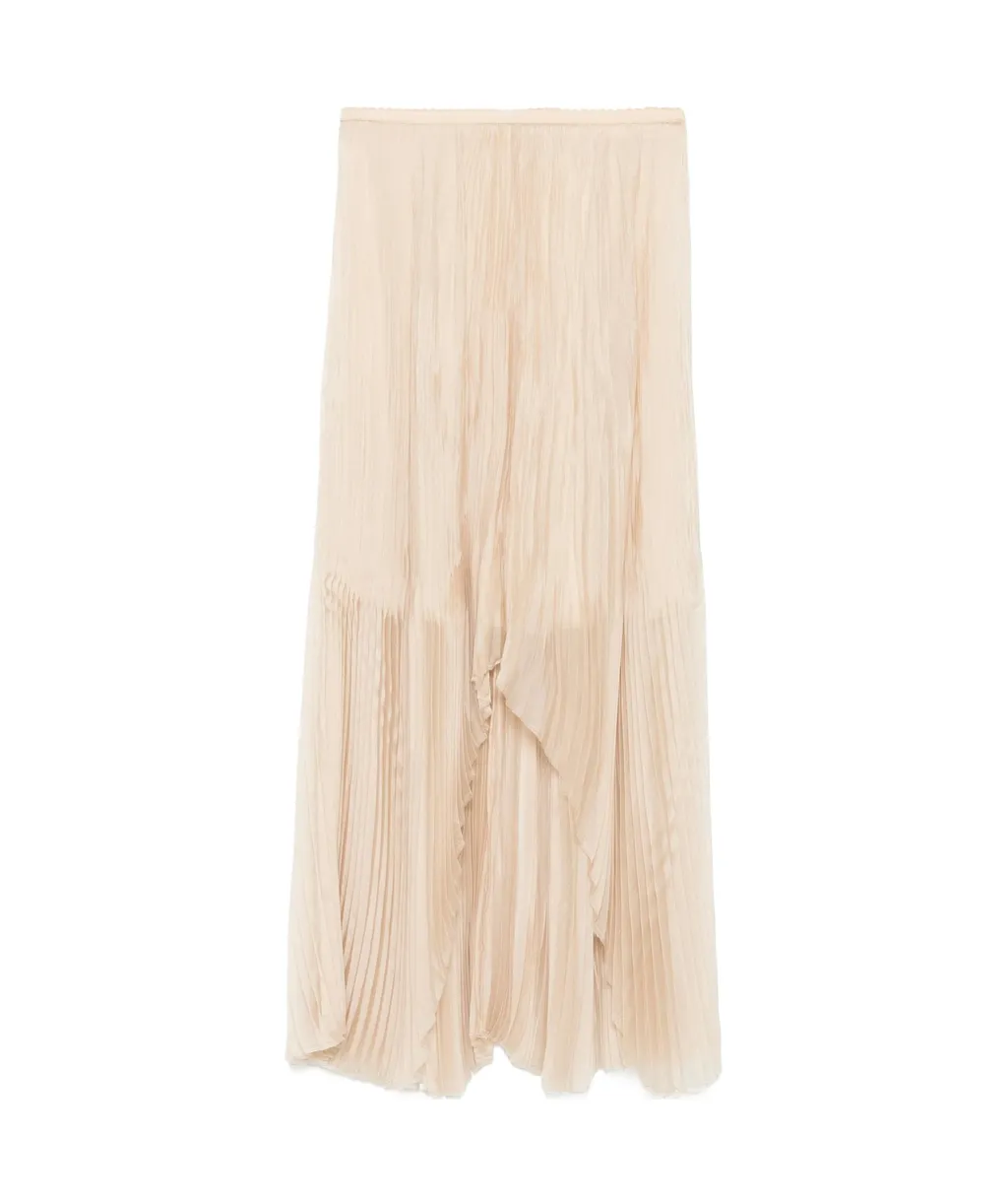 Asymmetric Midi Skirt