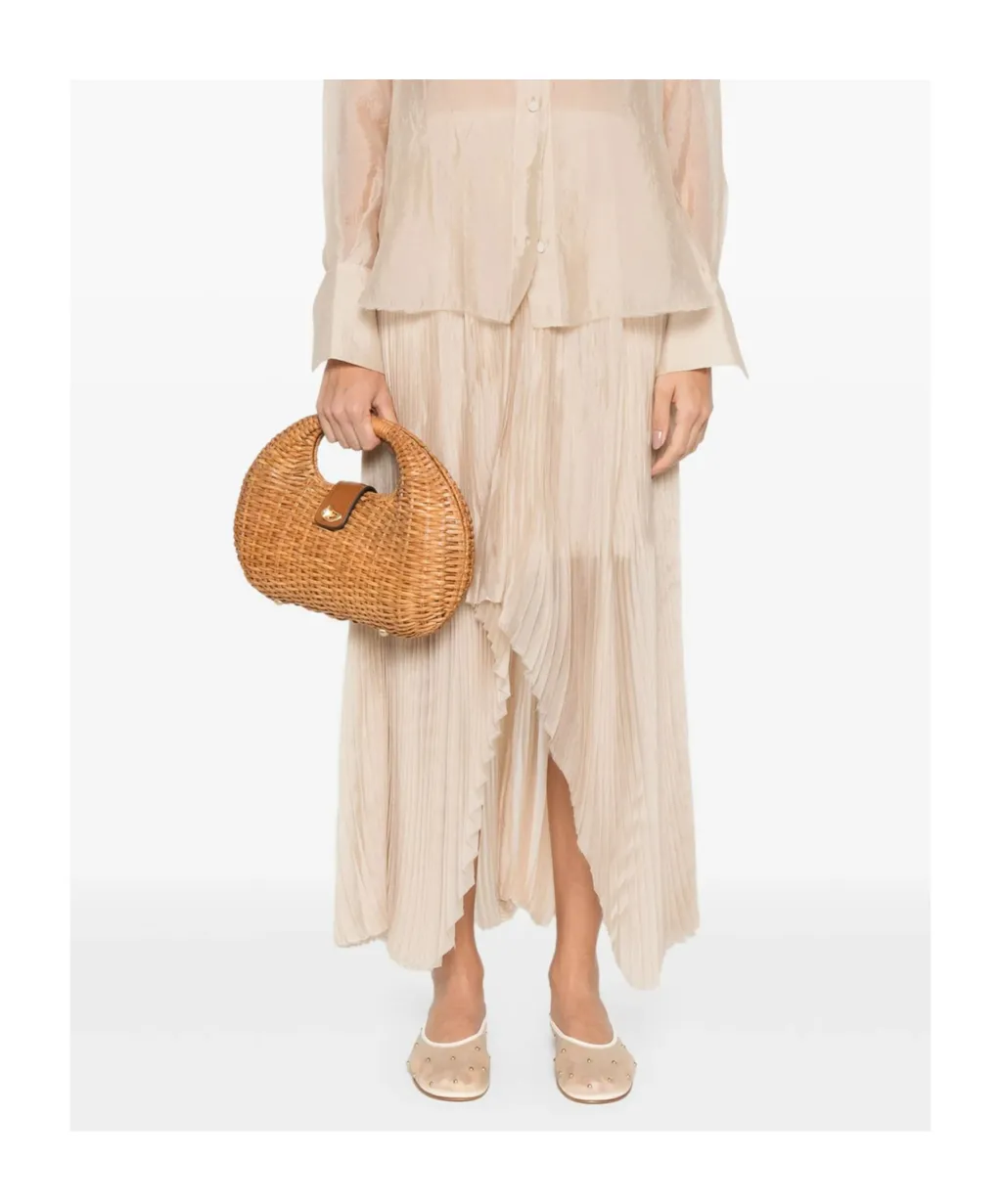 Asymmetric Midi Skirt