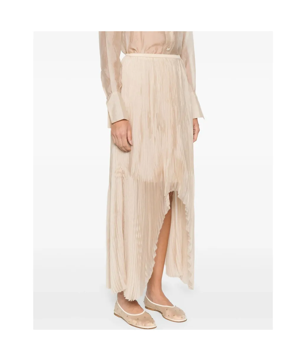 Asymmetric Midi Skirt