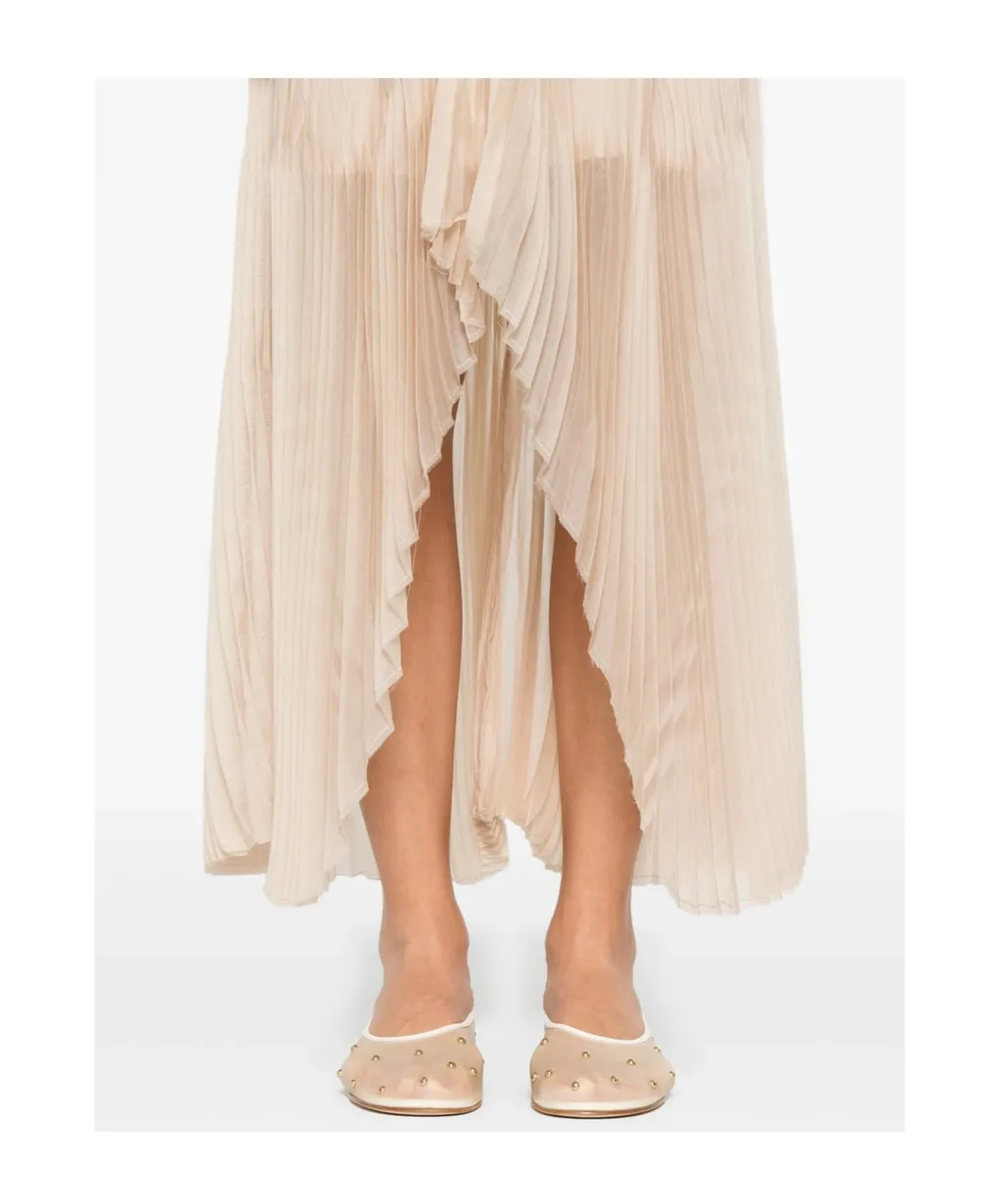 Asymmetric Midi Skirt