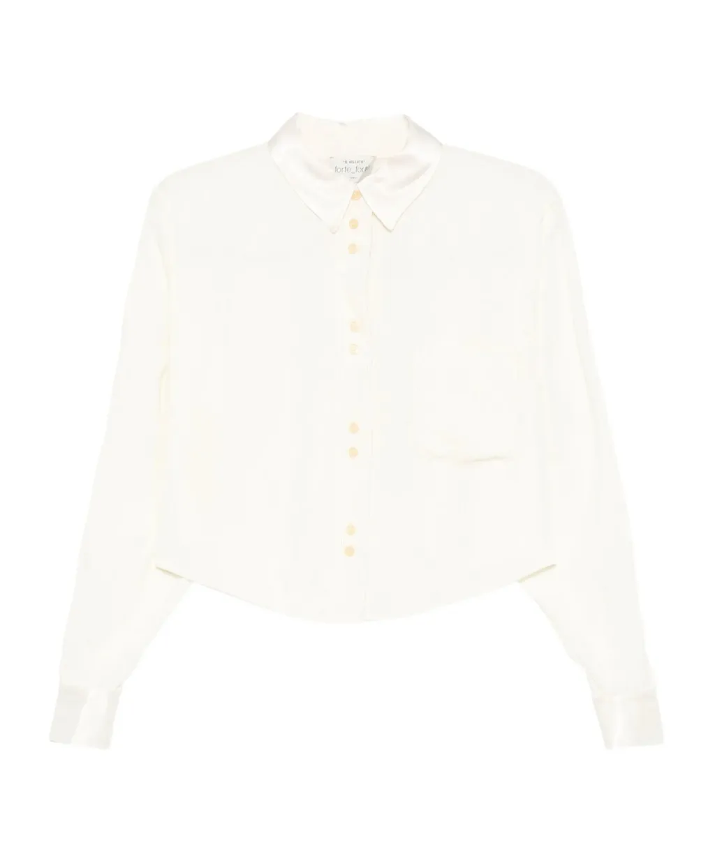 Fluid Chic Velvet Boxy Shirt