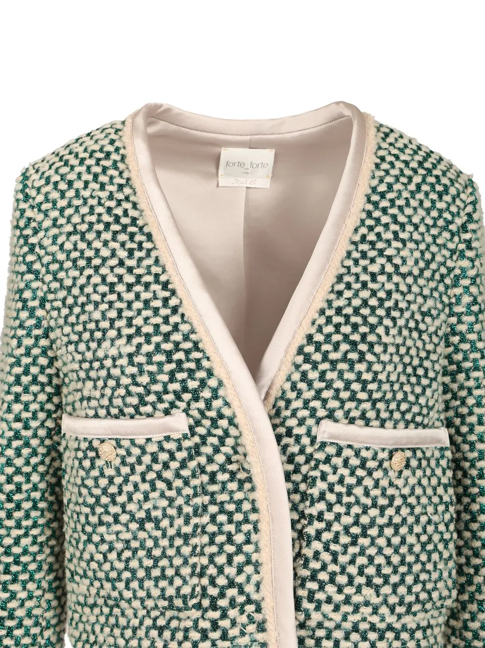 Natte' Tweed Short Jacket