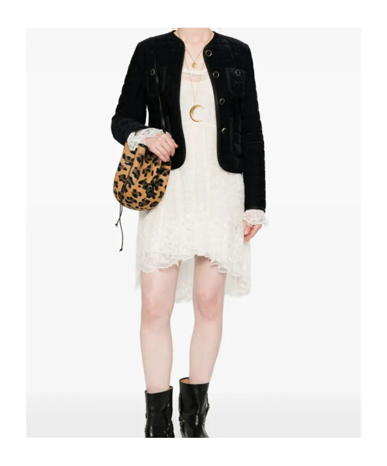Quilted Patch-Pocket Jacket