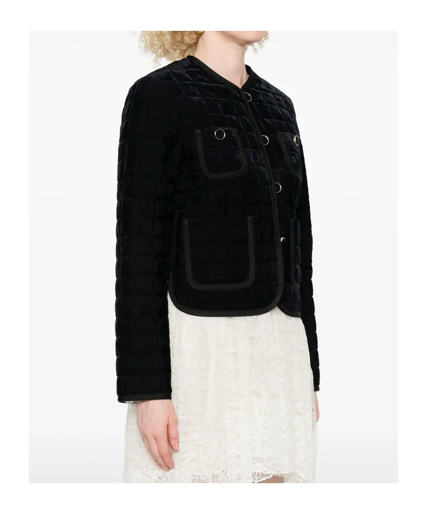 Quilted Patch-Pocket Jacket