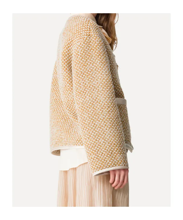 Blouson In Natté Tweed