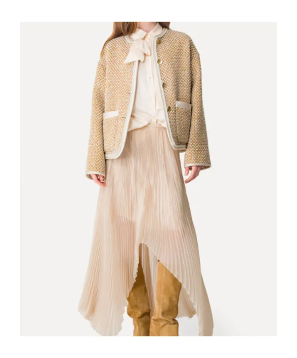 Blouson In Natté Tweed