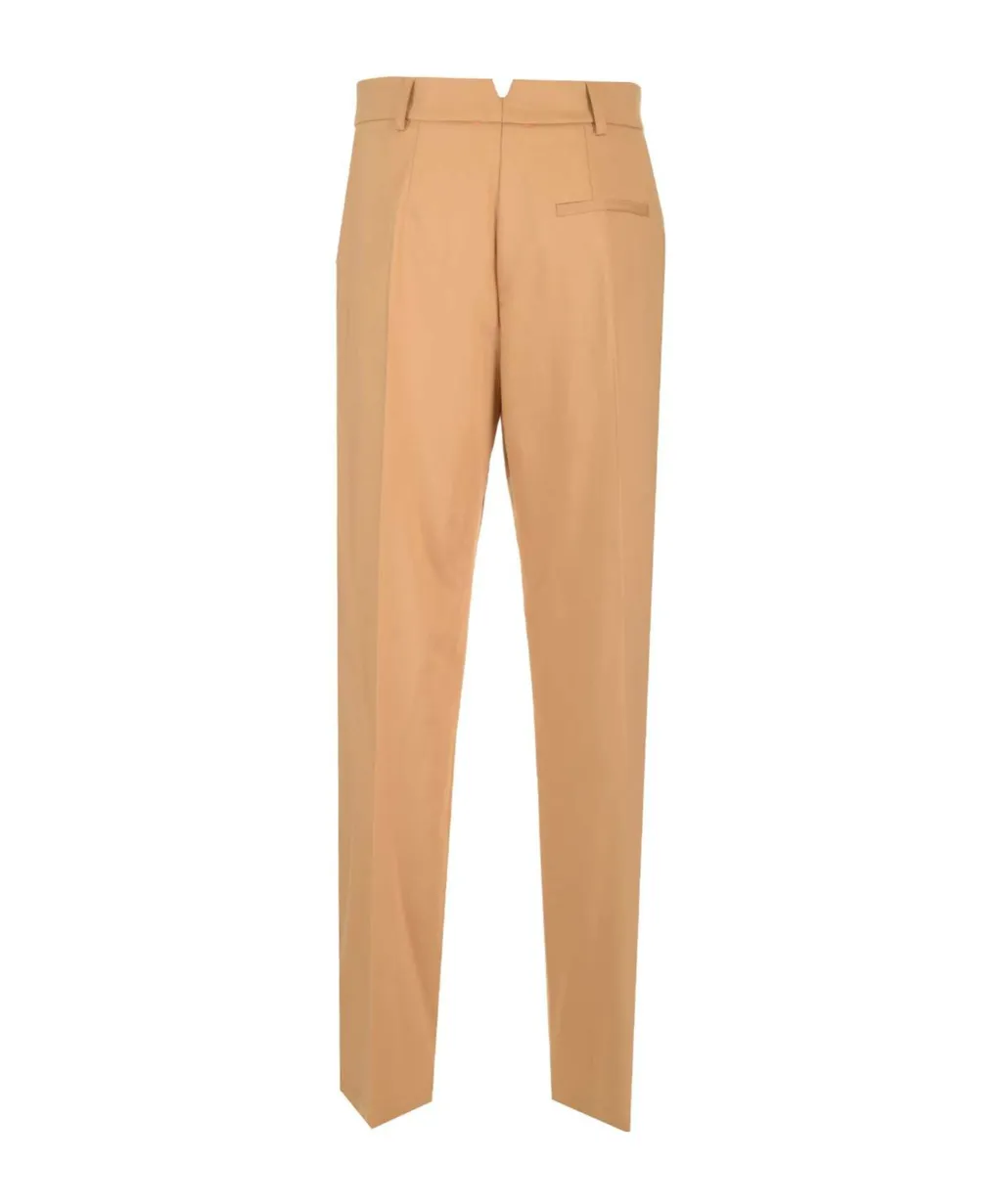 Pleated Twill Pants