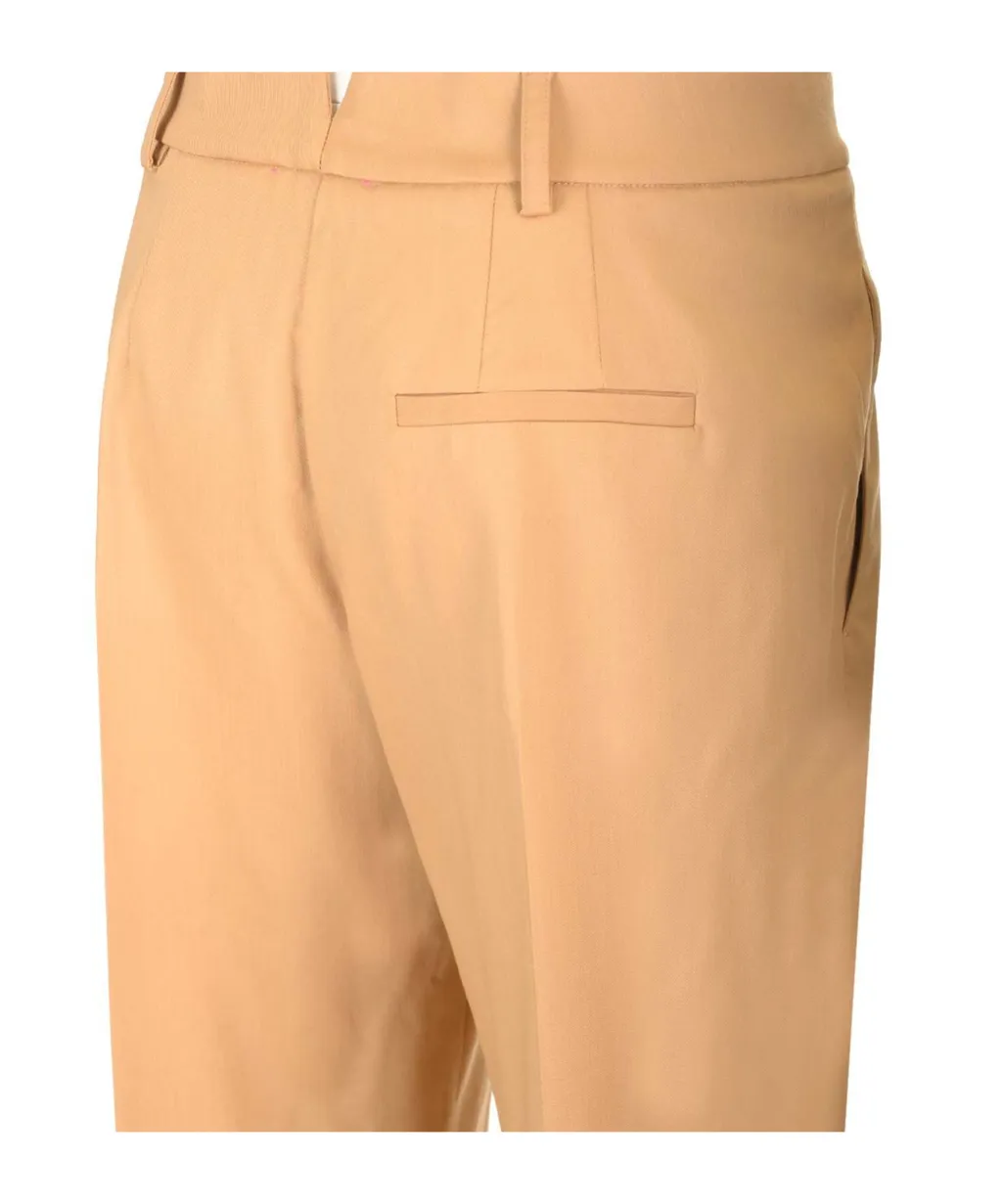 Pleated Twill Pants