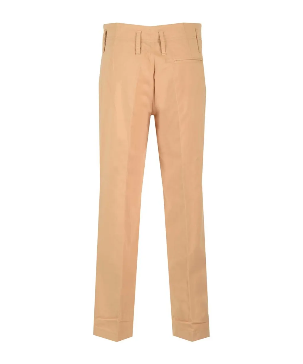 Straight-Leg Tailored Pants