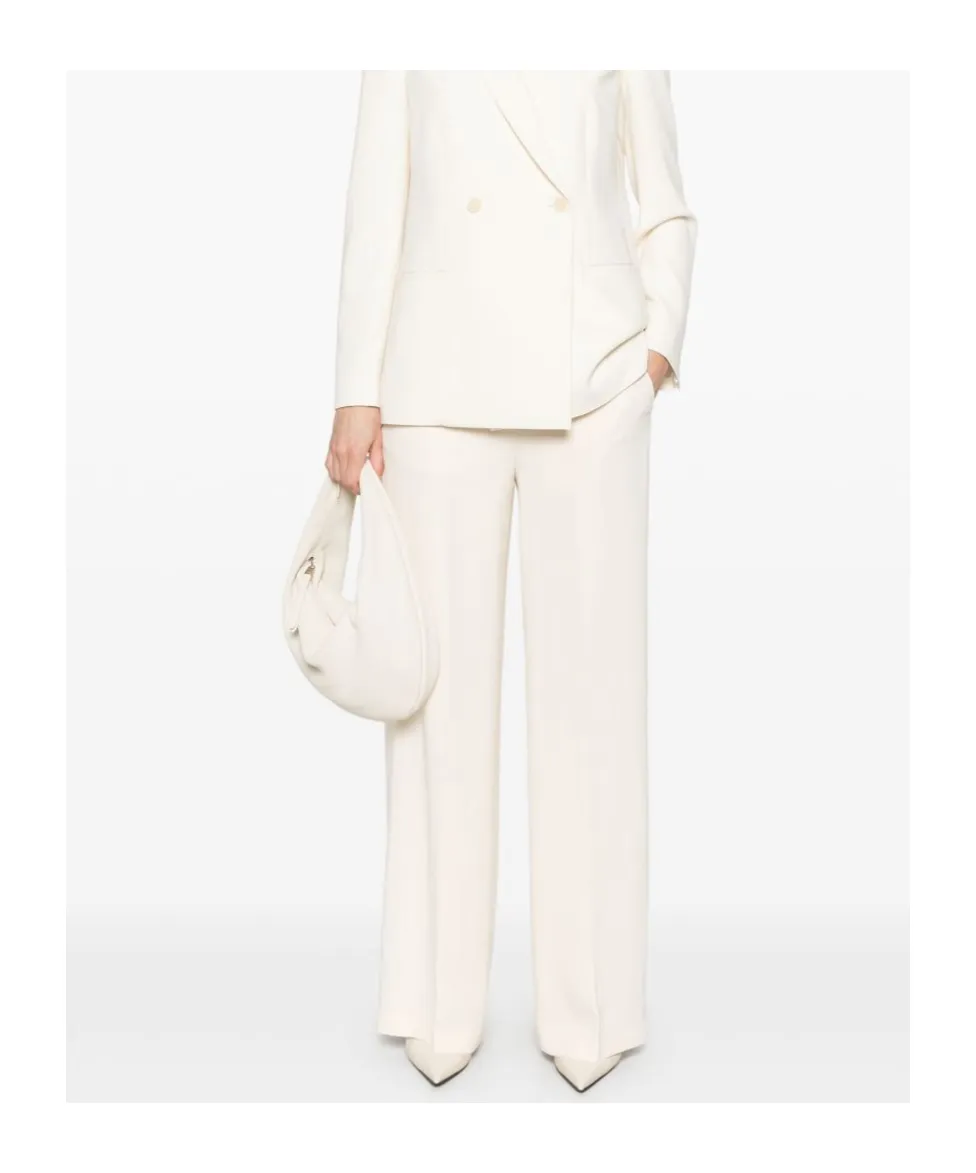 Crepe Palazzo Pants