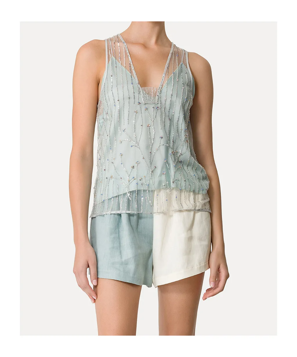Bead-Embellished Top