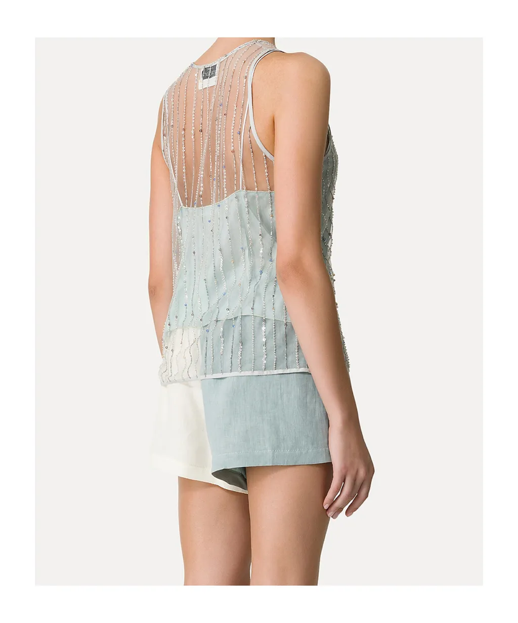 Bead-Embellished Top