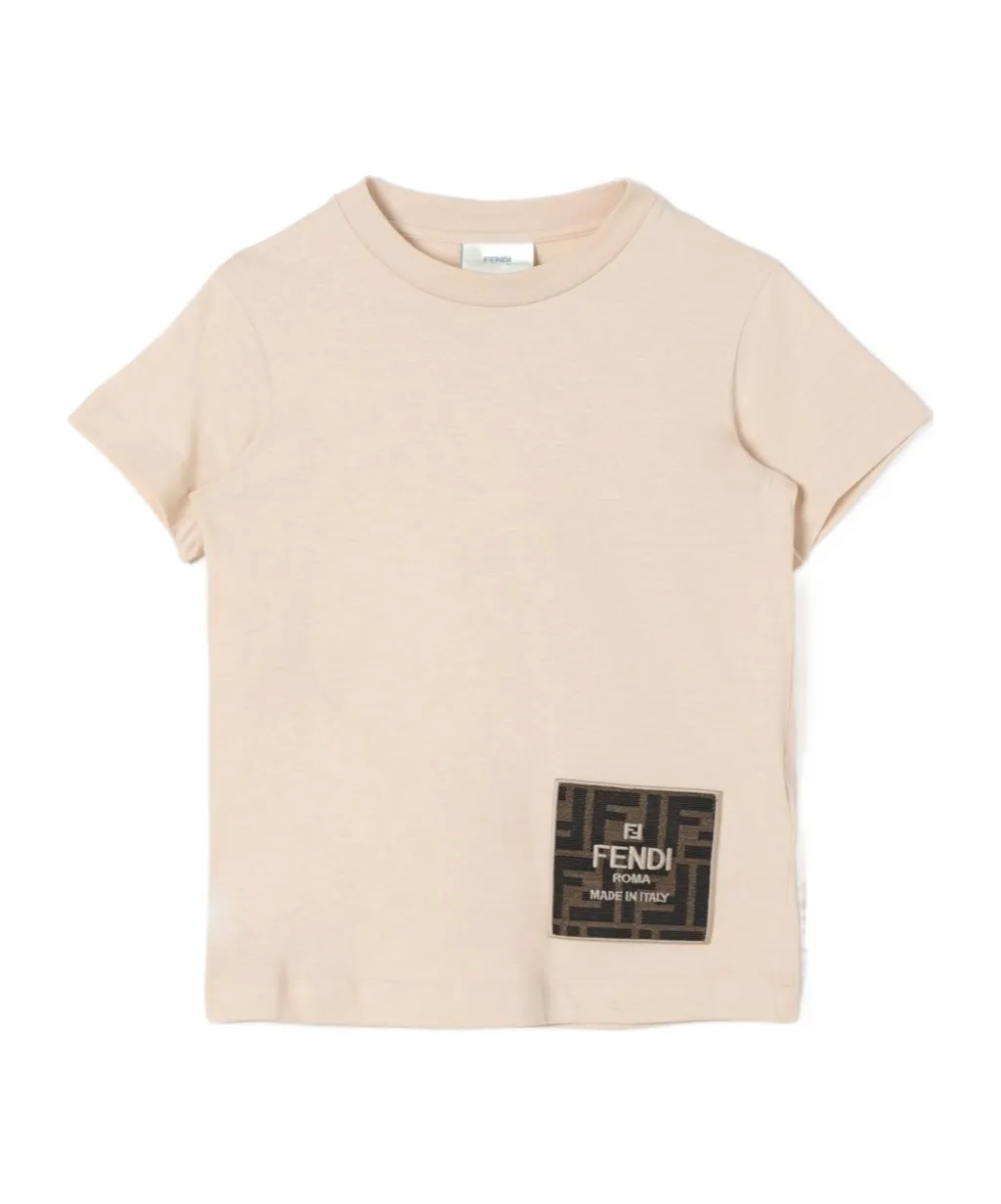Logo Patch Crewneck T-Shirt
