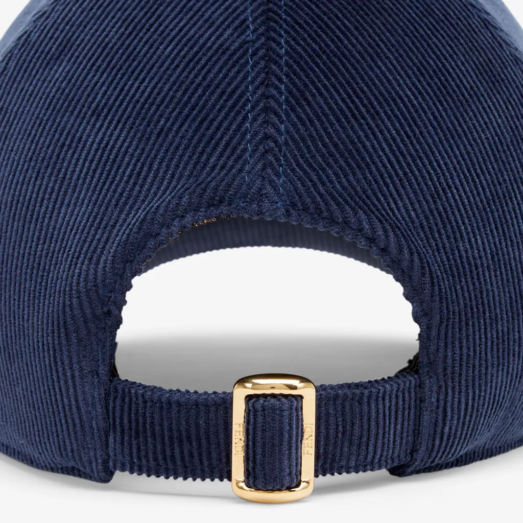 Logo Embroidered Corduroy Baseball Cap