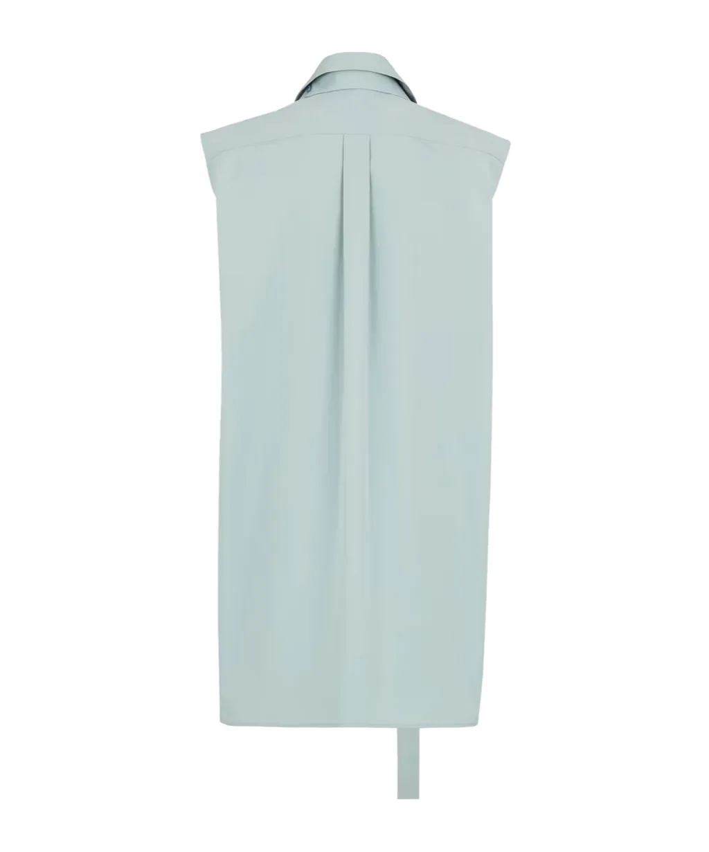 Sleeveless Poplin Dress