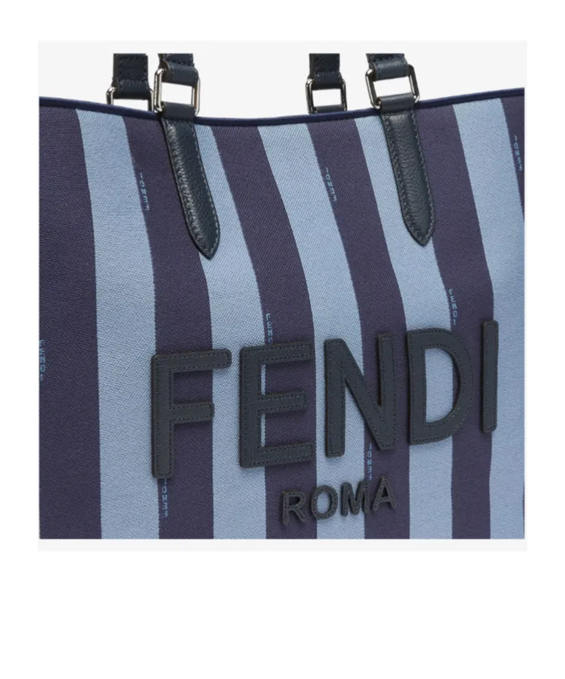 Signature Pequin Jacquard Tote Bag