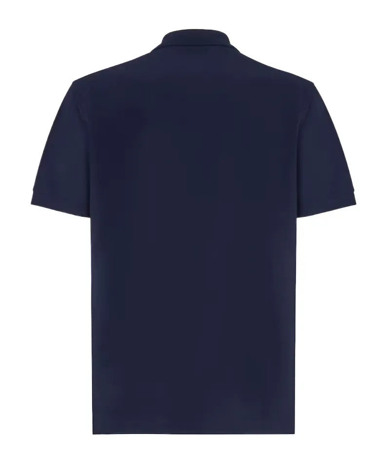 Logo Embroidered Short-Sleeved Polo Shirt