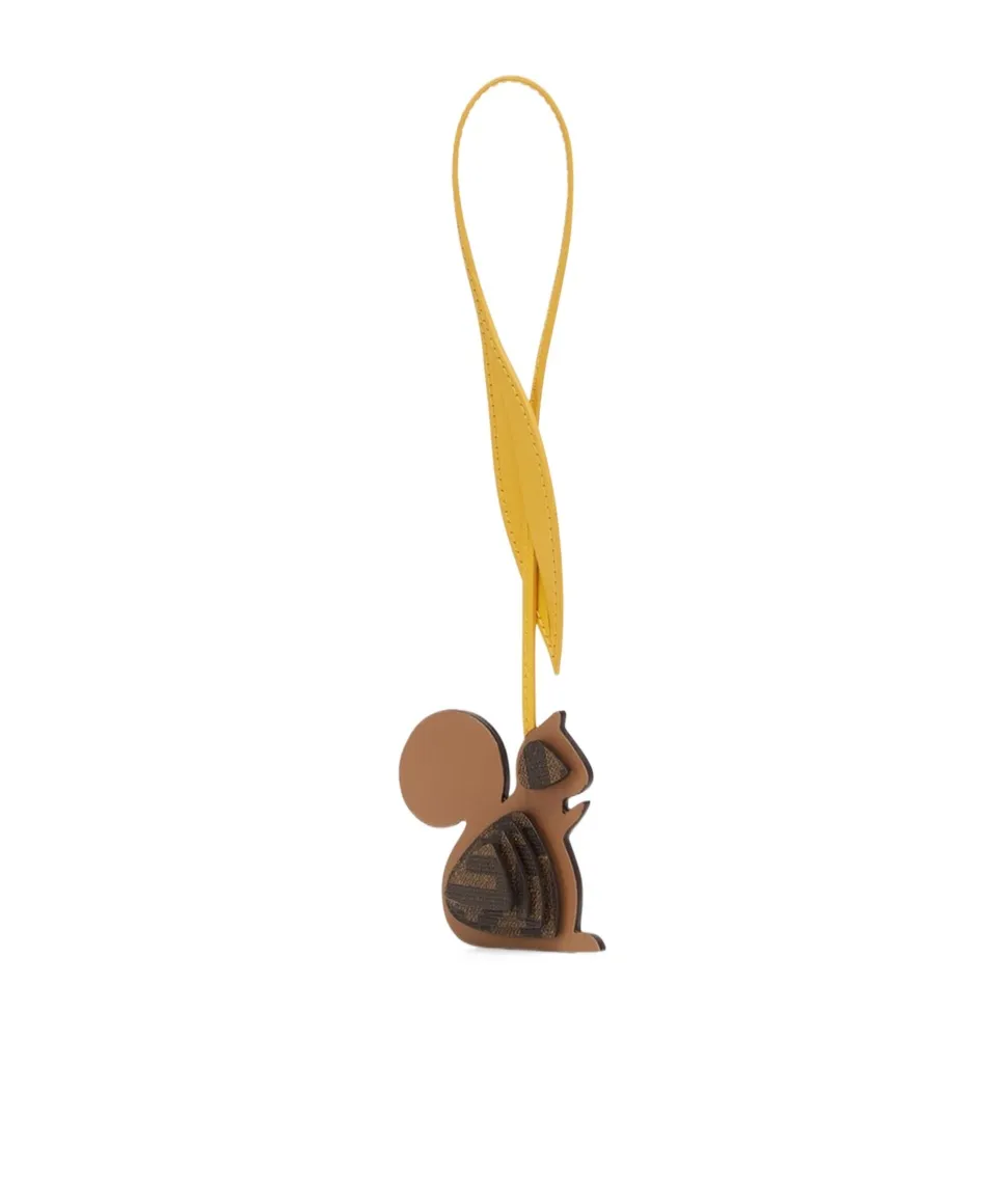Beige Leather Charm