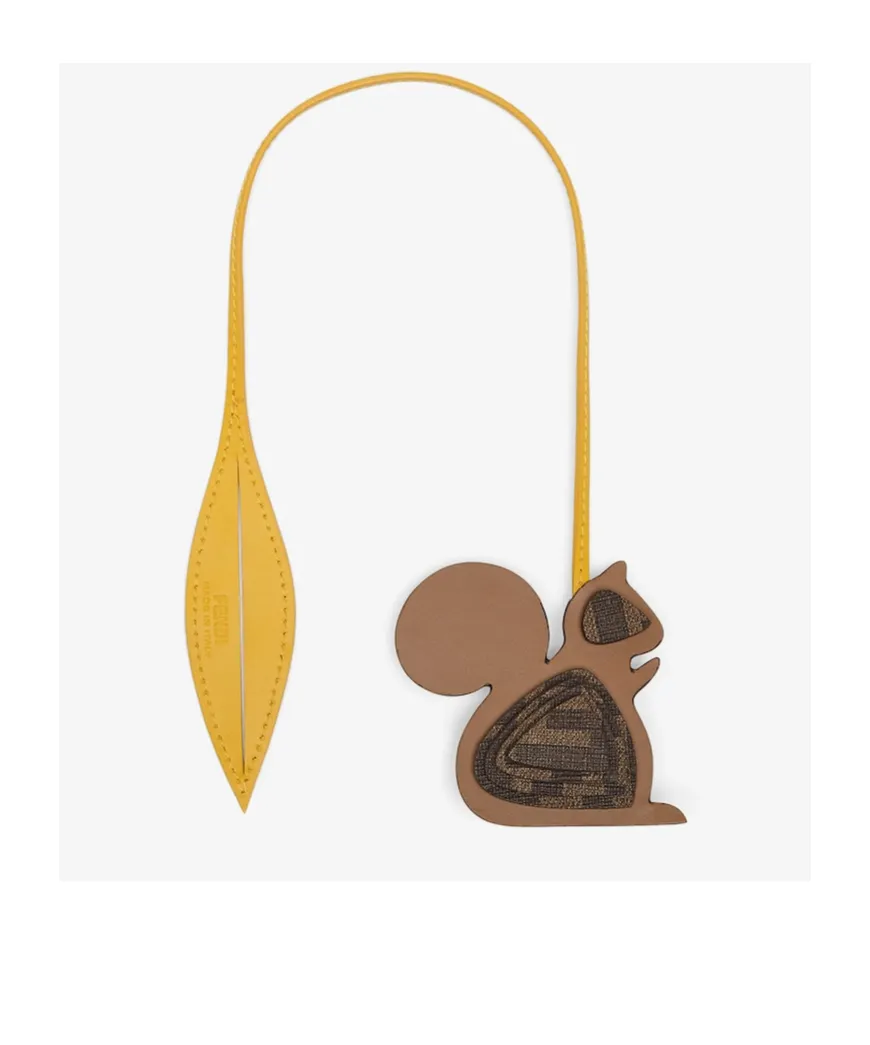 Beige Leather Charm