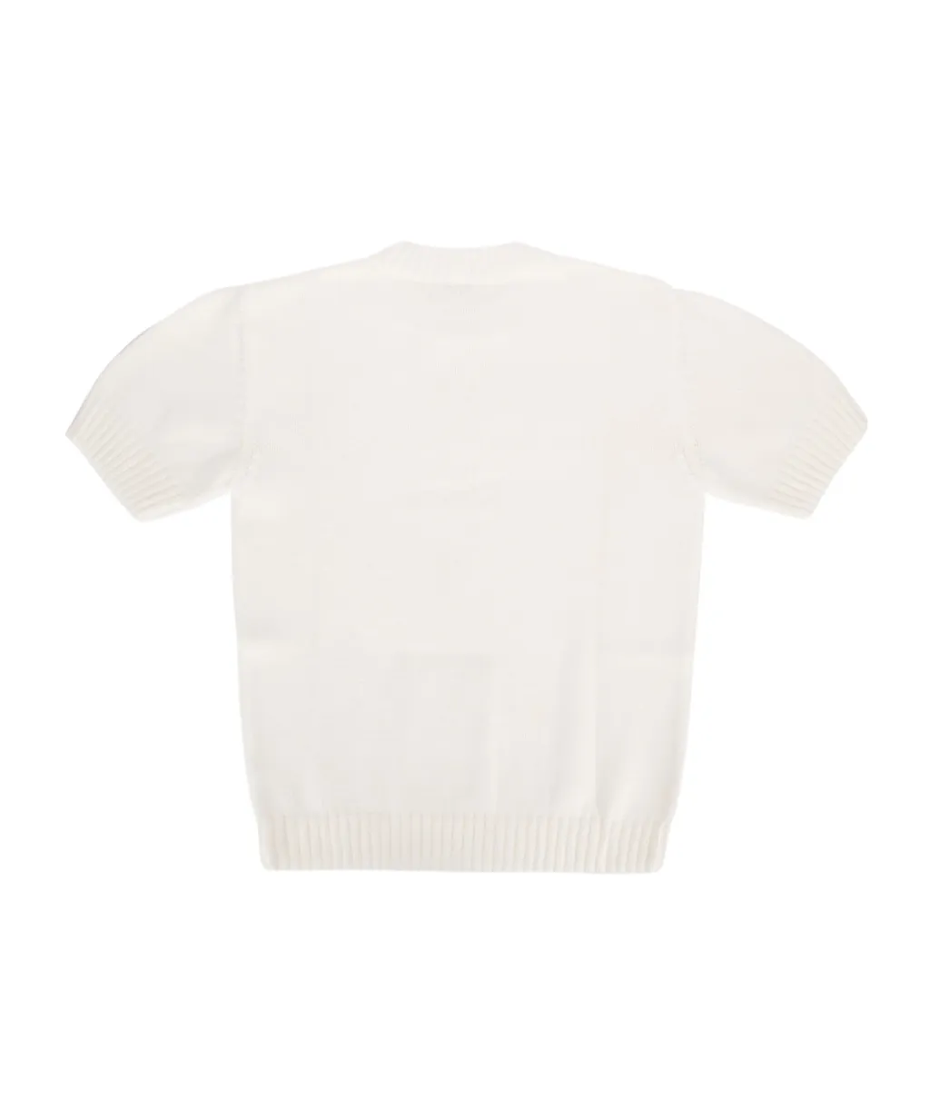 Ff Short Sleeved Knitted Top