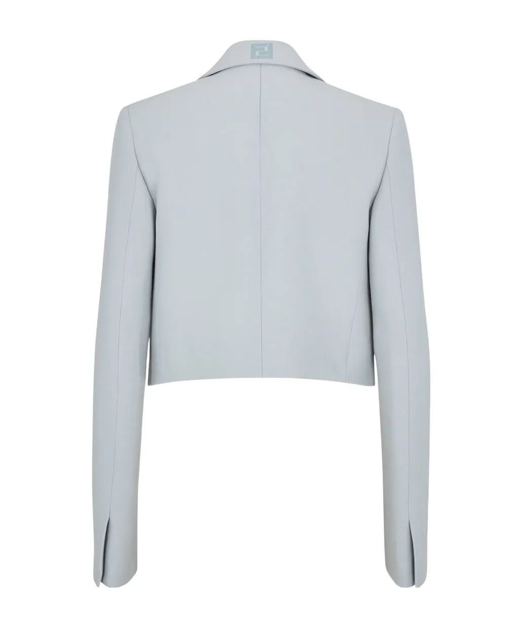 Cropped Single Breasted Blazer