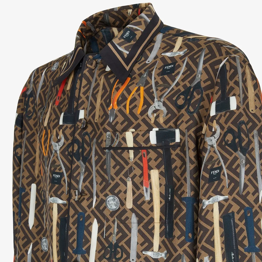 Ff Motif Long-Sleeved Shirt