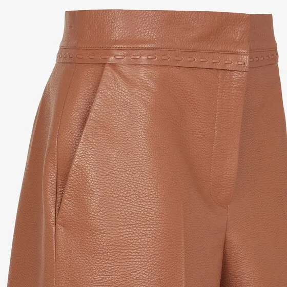 Stitch Detailed Buttoned Shorts