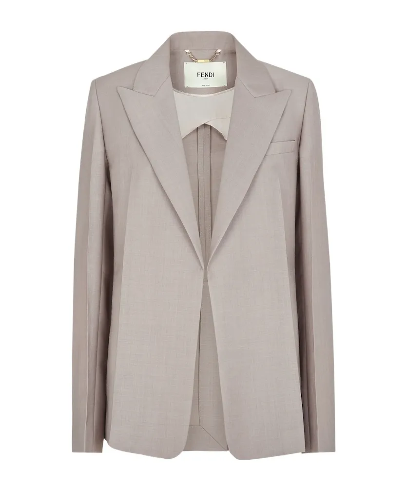 Single-Breasted Tailored Blazer
