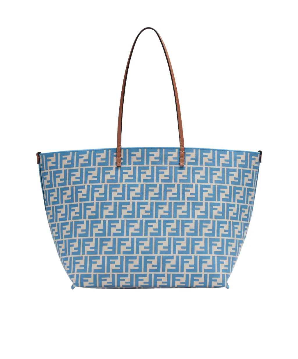 Large Roll Striped Reversible Tote Bag