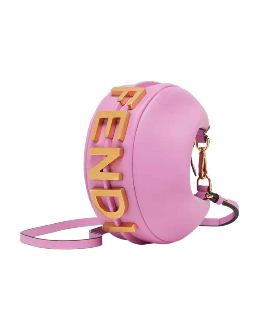 Logo Plaque Mini Hobo Bag