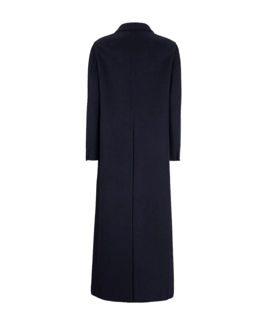 Double Breasted Long Sleeved Coat