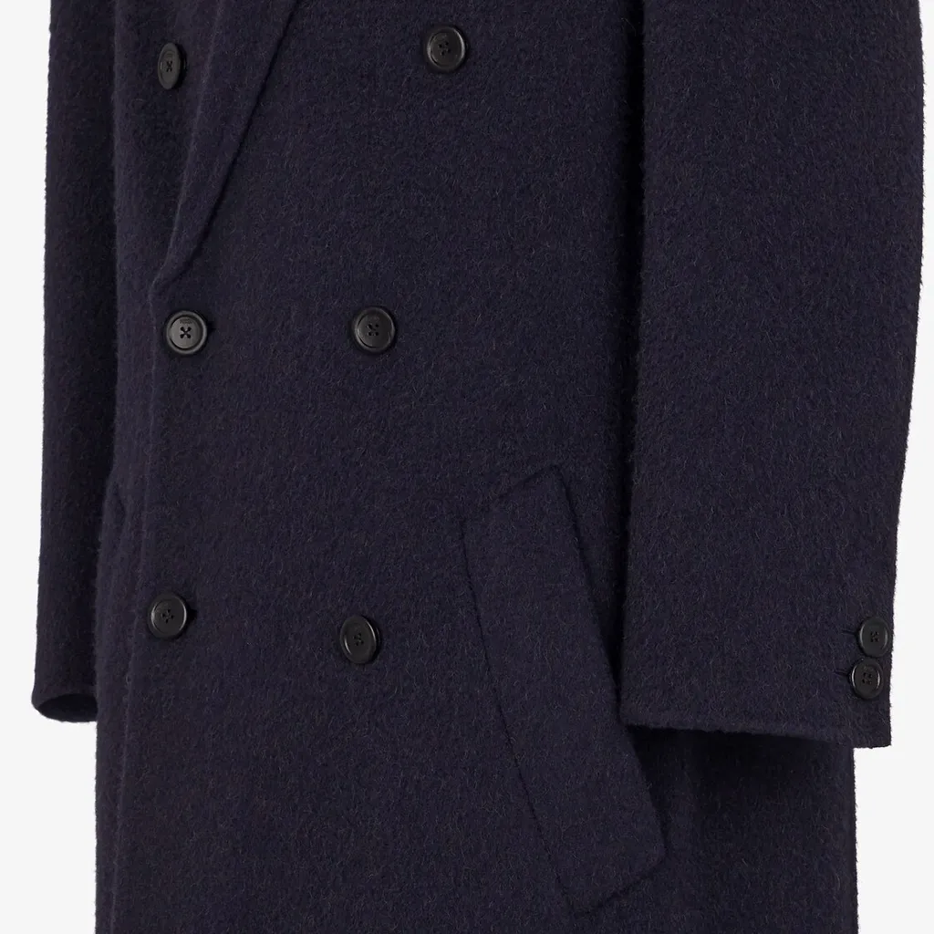 Double Breasted Long Sleeved Coat