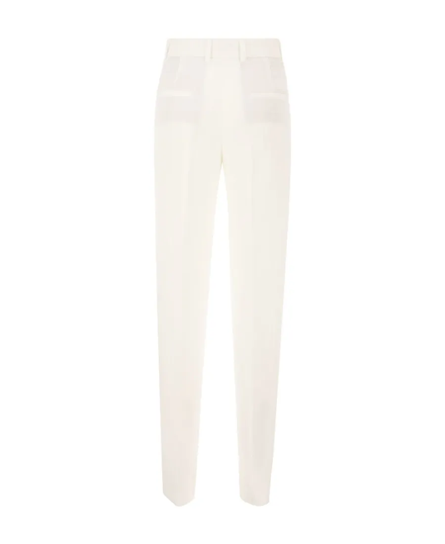 Straight Leg Tailored Trousers