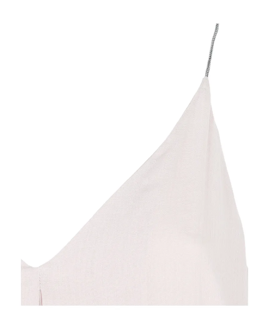 V-Neck Pleated Dress