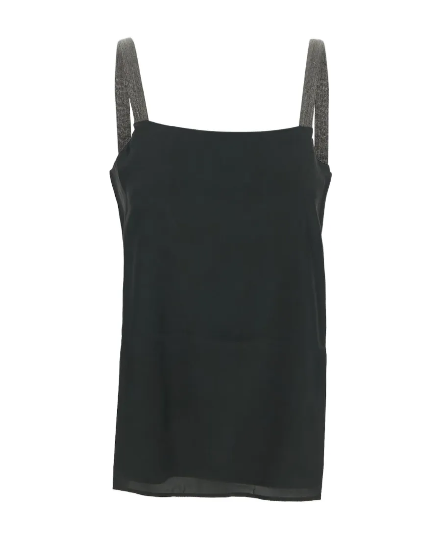 Square-Neck Sleeveless Top