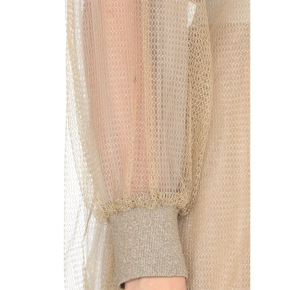 Glitter Embellished Zip-Up Jacket