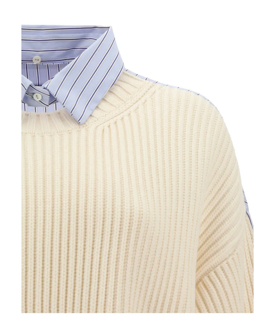 Knitted Stripe Shirt