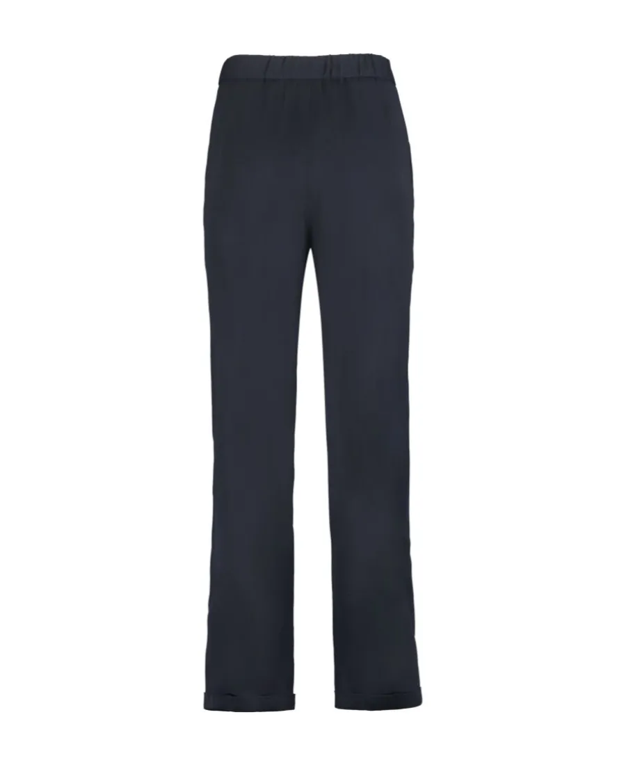 Straight-Leg Drawstring Trousers