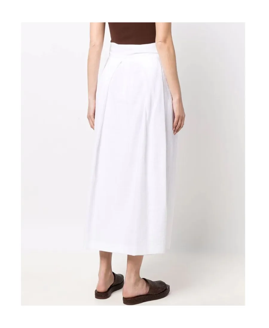 Bow-Tied Midi Skirt