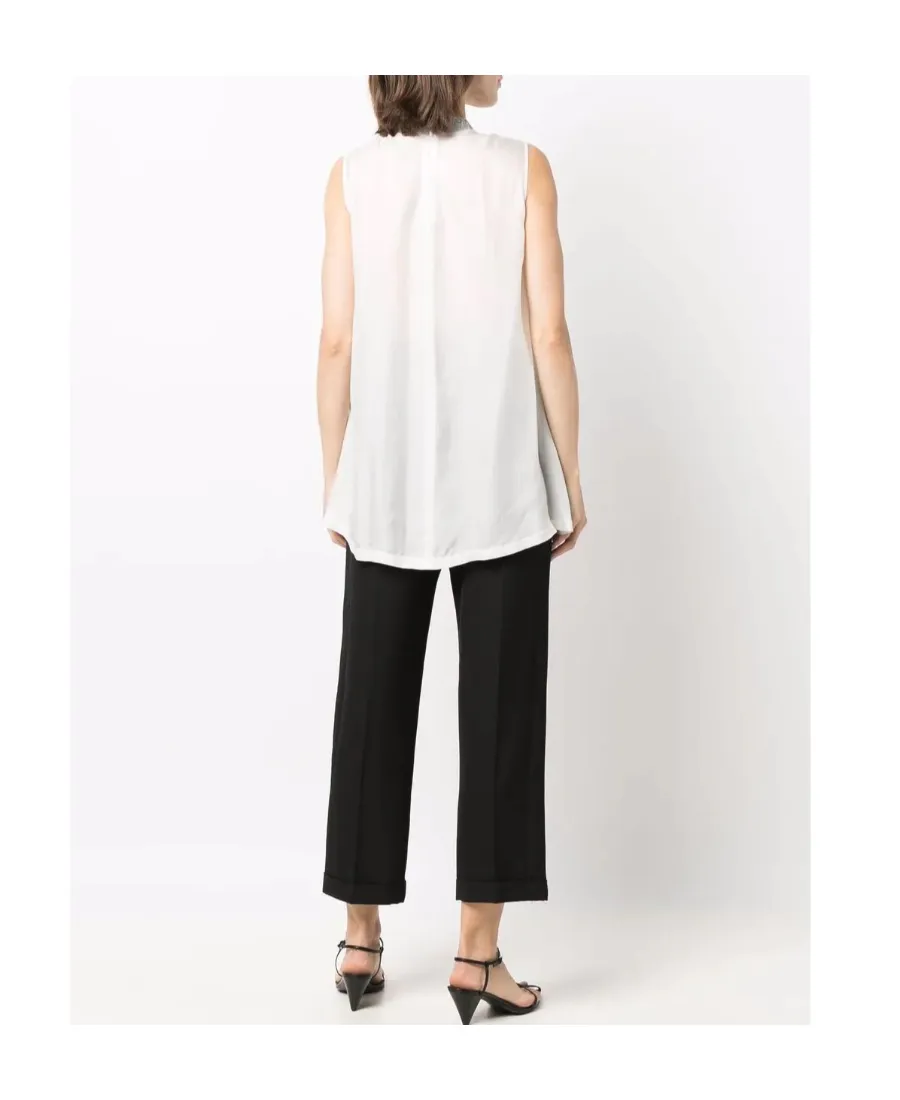 Rhinestone-Embellished Blouse