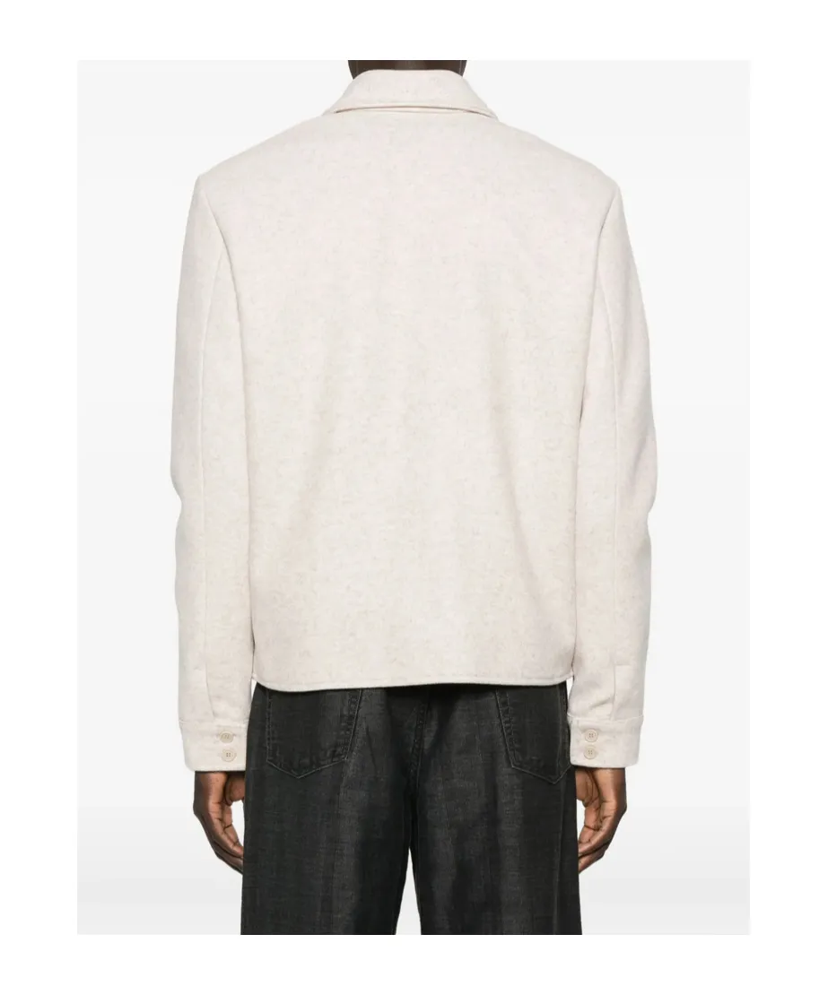 Point-Collar Shirt Jacket
