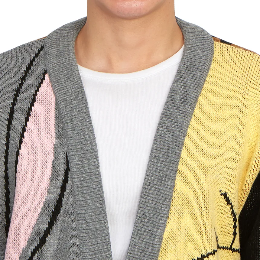 V-Neck Long-Sleeved Sweater