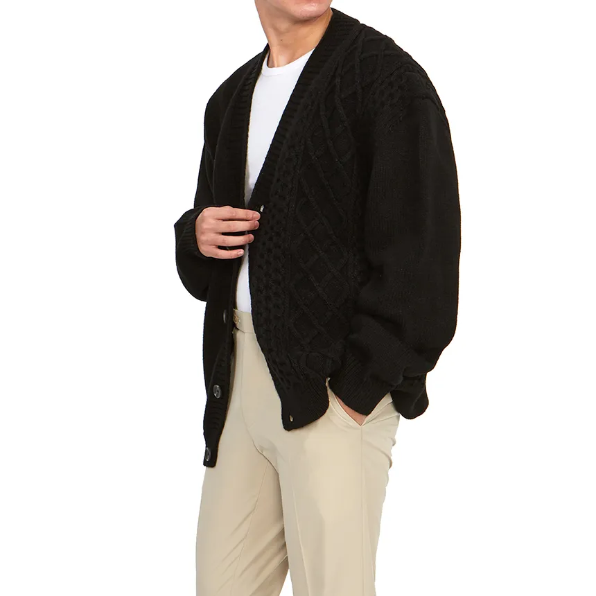 V-Neck Long-Sleeved Sweater