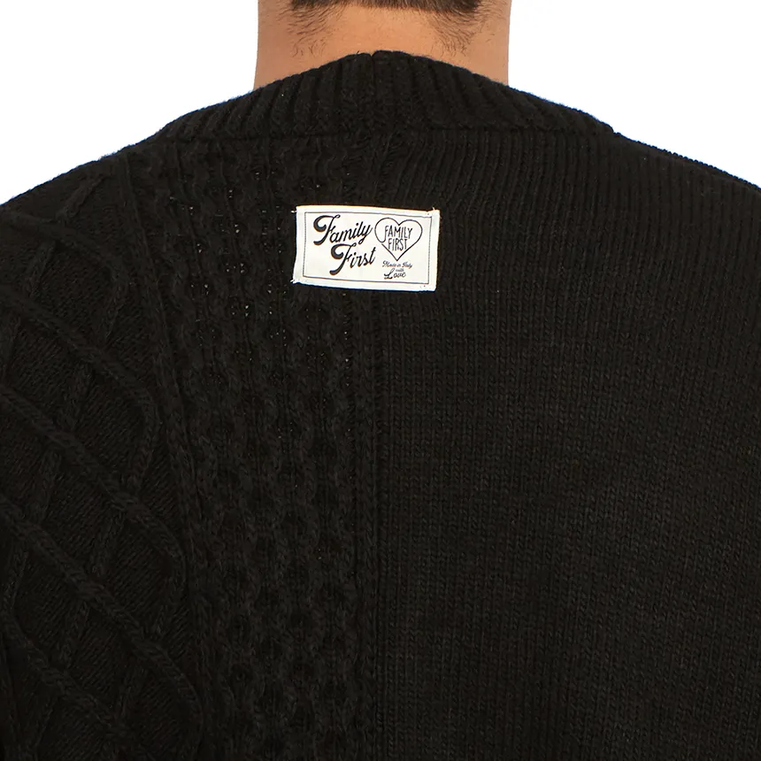 V-Neck Long-Sleeved Sweater