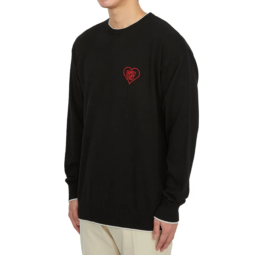 Embroidered-Logo Crew-Neck Jumper