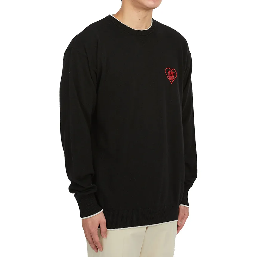 Embroidered-Logo Crew-Neck Jumper