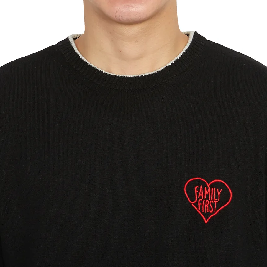 Embroidered-Logo Crew-Neck Jumper