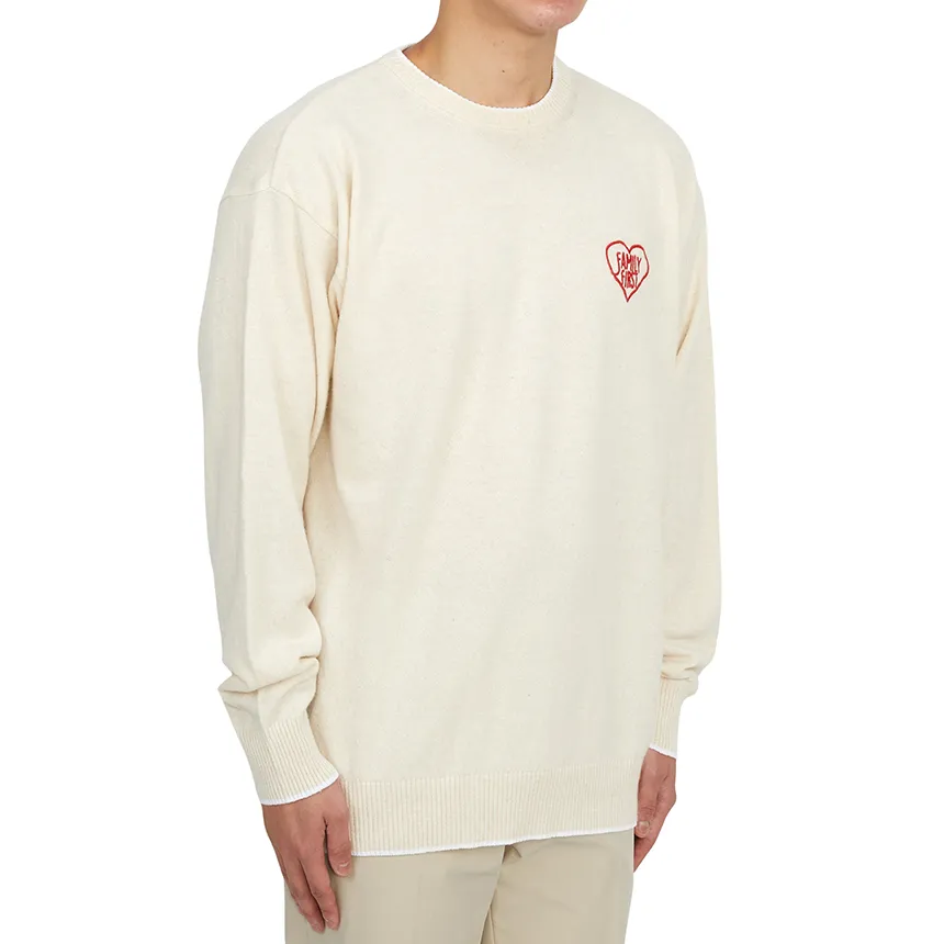 Embroidered-Logo Crew-Neck Jumper